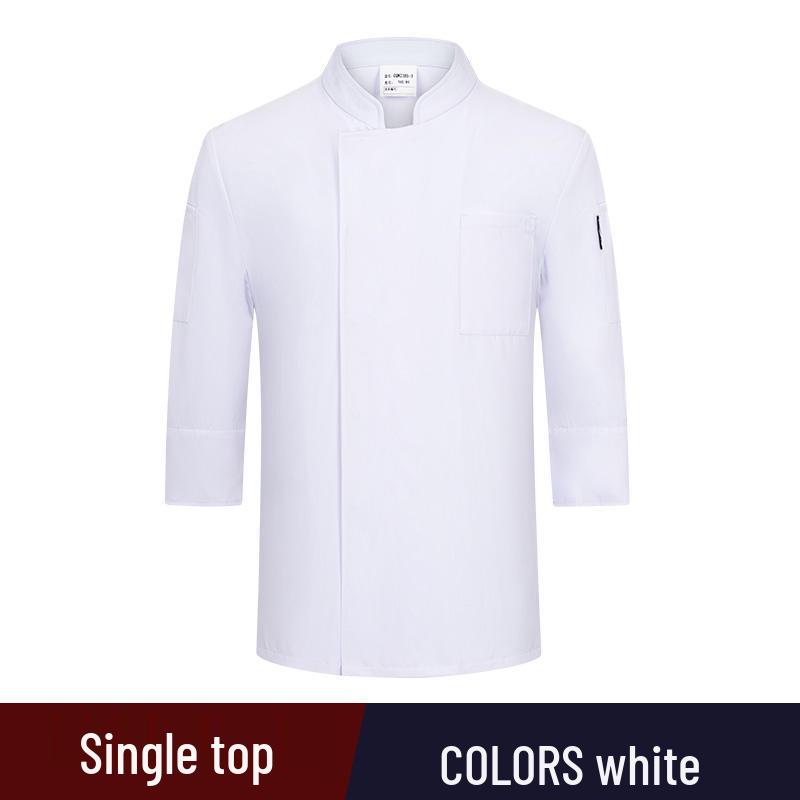 Autumn Short-Sleeve Chef Uniform for Hotel Catering and Kitchen Staff