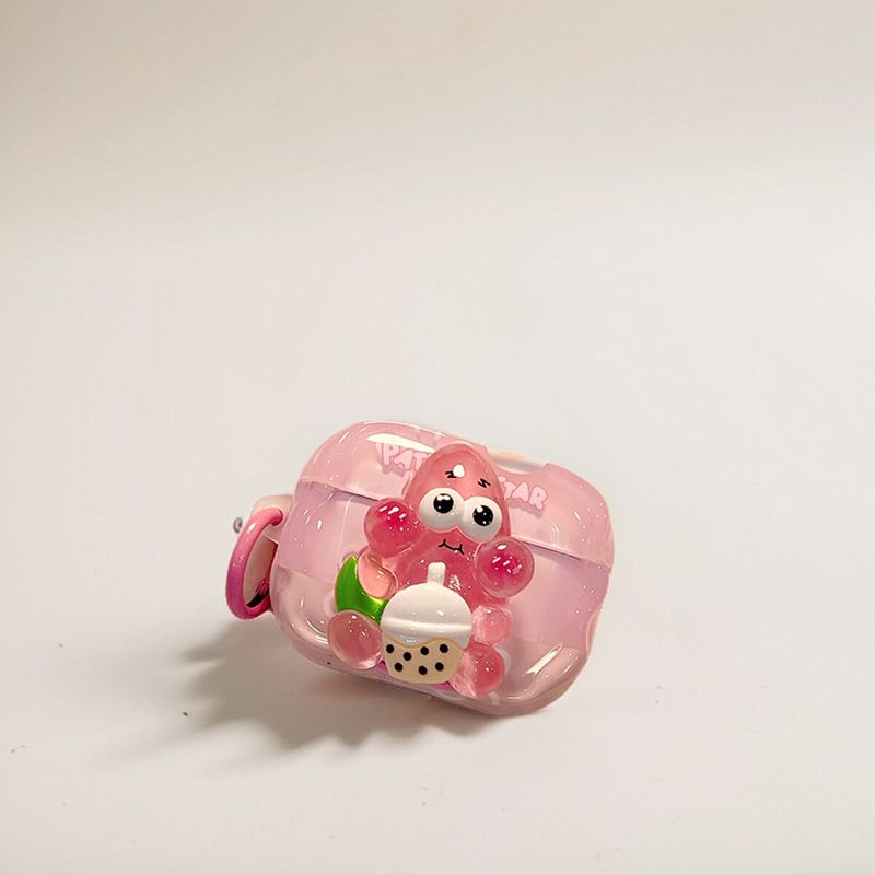 

Airpods4 Earphone Case Airpodspro2 Protective Case Airpods3 Generation Wireless Bluetooth Earphone Cover Airpods1/2 Generation Silicone Phone Case Apple AirPods 1/2 [Cubist Star]-With Ring