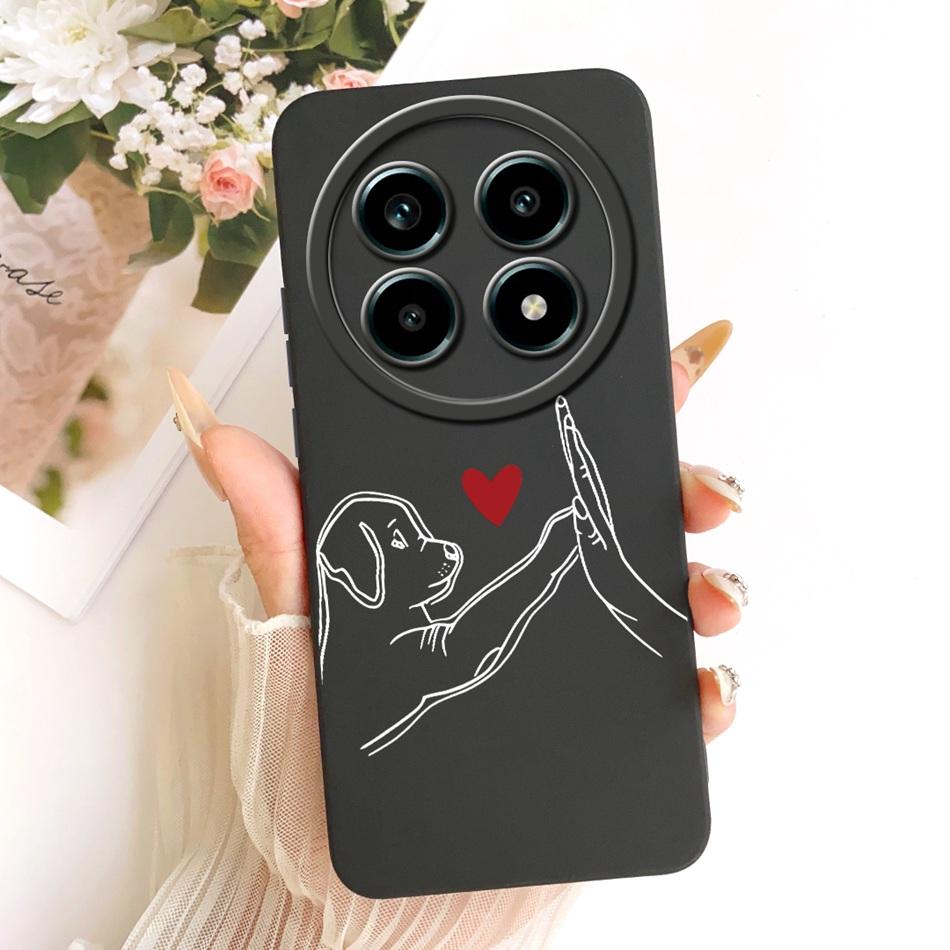 For Realme 13 Pro 13Pro+ Cute Cat Flower Cartoon Phone Case For Realme 13Pro Plus 5G Shockproof Soft Silicone Covers Bumpers
