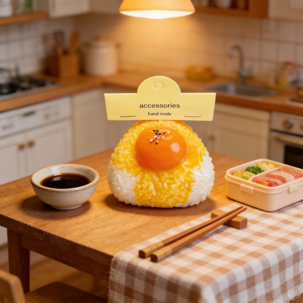 Food Grade Silicone Egg Yolk Rice Ball Stress Relief Toy For Kids And Adults