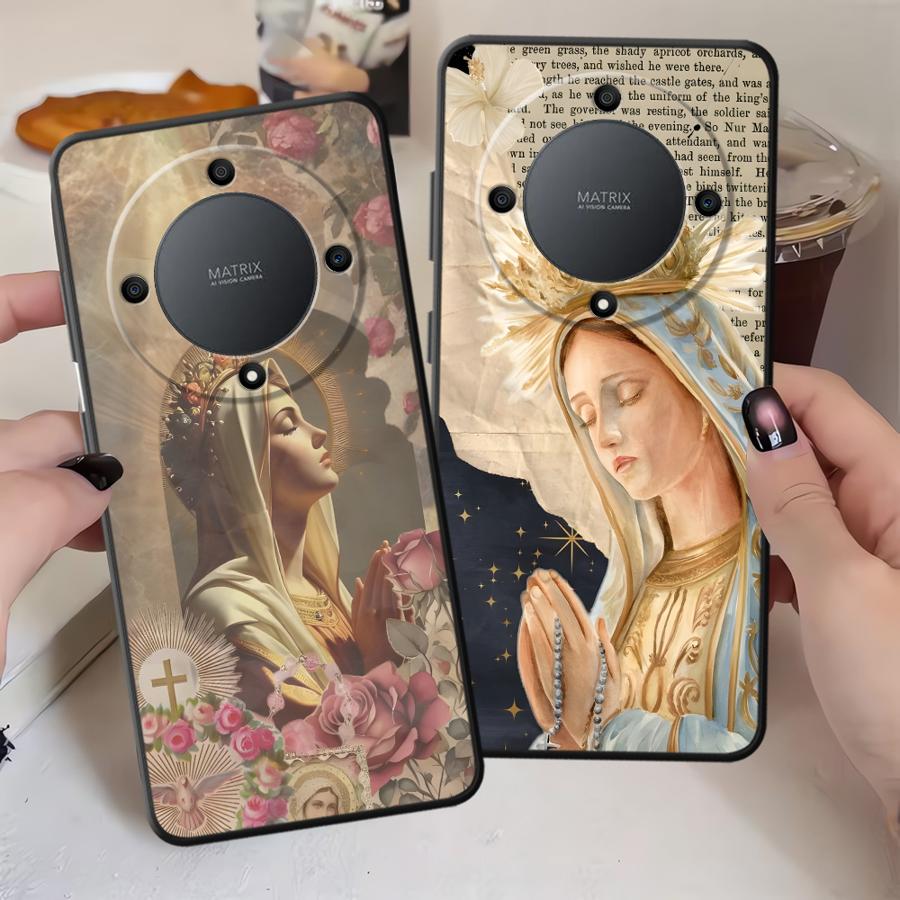Funda Phone Cover Case for Honor X5b X6 X9a X7 Magic5Lite X8 8X 90 200 400 Lite 70 Flower Madonna