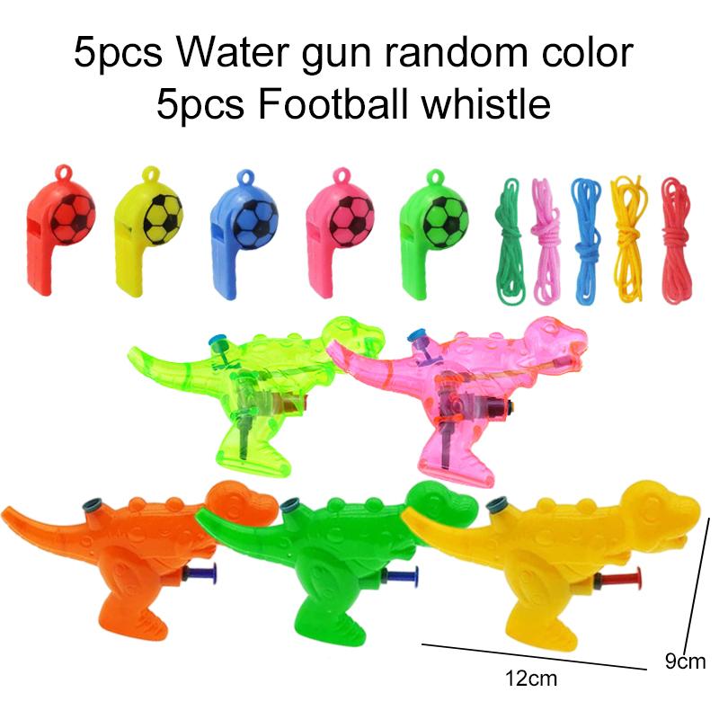 Children Summer Beach Party Set Colorful Beach Ball Outdoor Sports Whistle Water Gun Pool Toys Team Game Kids Birthday Gifts TMZ