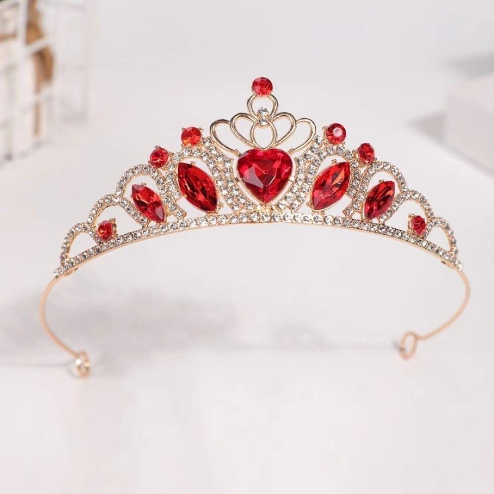 1Pcs Shining Bride Princess Tiara Hair Crown Crown Hair Accessory Bridal Hair Accessories