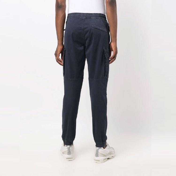 STONE ISLAND Casual Pants Men's Dark Gray Moderate Cuffed Pants 7515313L1-V0165