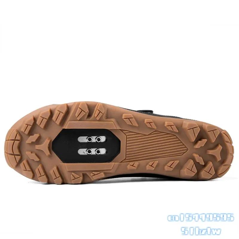 2026 Mountain Bike Shoes Men Cycling Sneaker MTB Cleats Shoes High Quality Male Sports Off Road Bicycle Boots Flat SPD Footwear