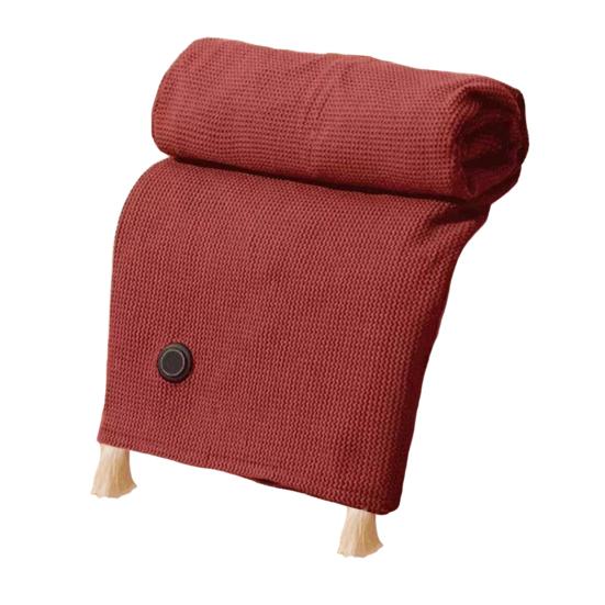 

Heated Shawl Secure Hands-Free Zipper 3 Adjustable Temperature Design Fast 15-Second Heating Settings USB Powered Portable вина червоного кольору