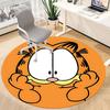 1pc Garfield Cat Office Round Area Rug,Bedroom Living Room Home Decor, Room Deco a1016124