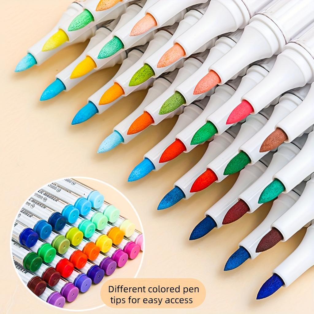 9pcs Opaque Stackable Acrylic Markers,Soft Tip Paint Pens for Rock, Canvas & Art, , Suitable for Christmas Gift Giving