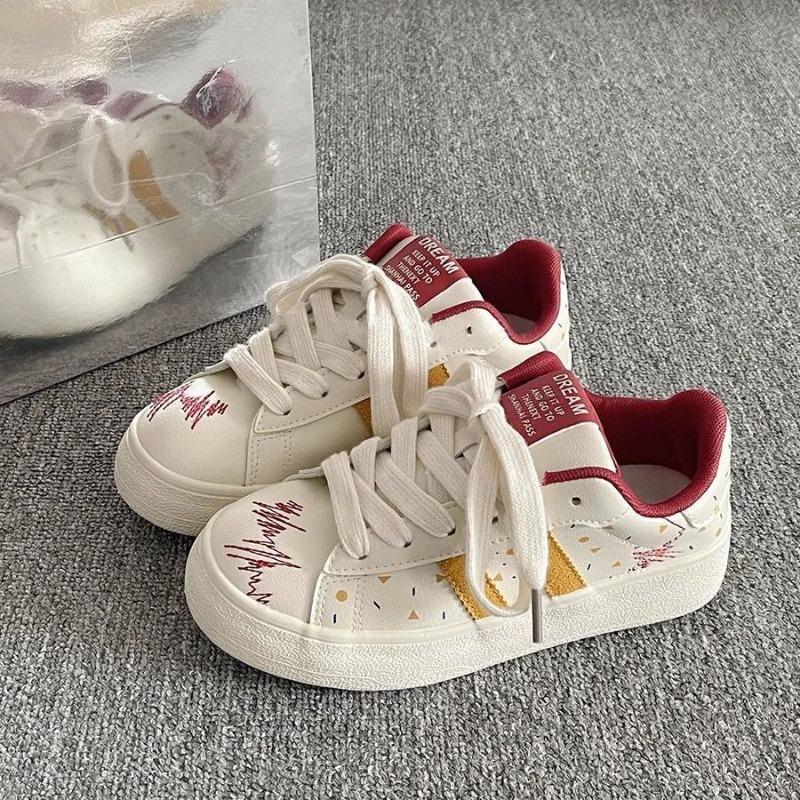 Nuove Sneakers Versatili da Donna, Scarpe Sportive Casual Retro di Nicchia a Suola Spessa
