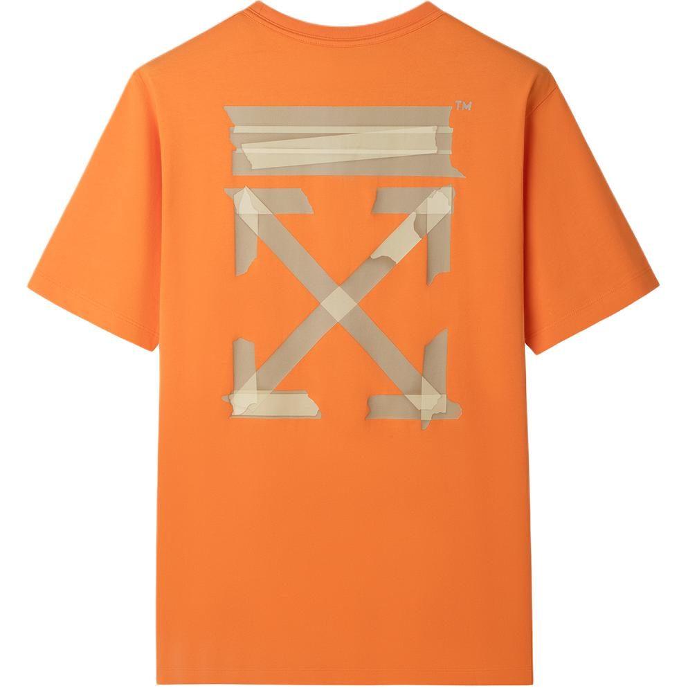 OFF WHITE Slim Fit Tape Arrows T Shirt OMAA038R201850021948