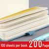A7 Taschenformat Tragbares Hautgefühl Notizbuch - A5 Schülerkalender & Mini Besprechungsplaner mit Band