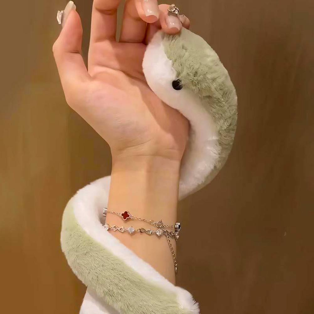 20/40cm Adults Kids Stuffed Animal Plush 2025 New Year Snake Mascots Ornaments for Car Home Decoration Boys Girls Gifts