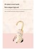 Gold Curved Hook Sunshade Sun & Rain Anti-UV Folding Umbrella for Women