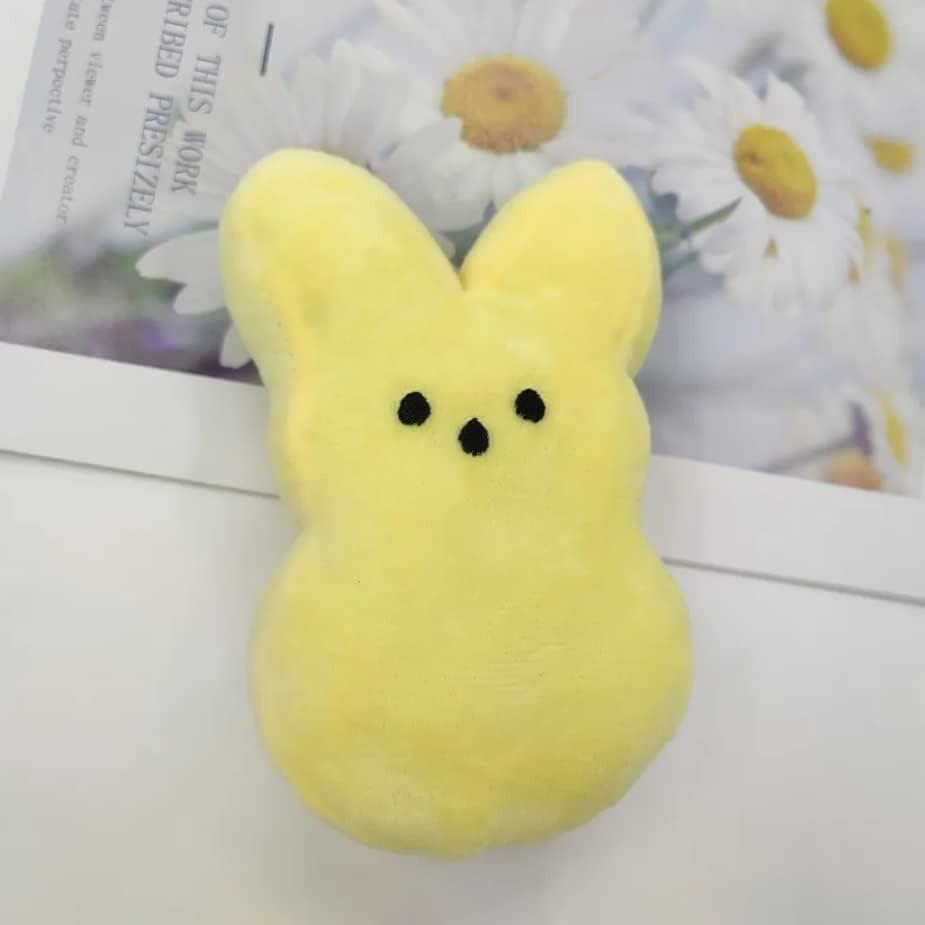 Peeps Plush Bunny Rabbit Peep Easter Toys Goodie Bag Fillers Carnival Prizes Assortment Kids Easter Egg Filter Party Favors