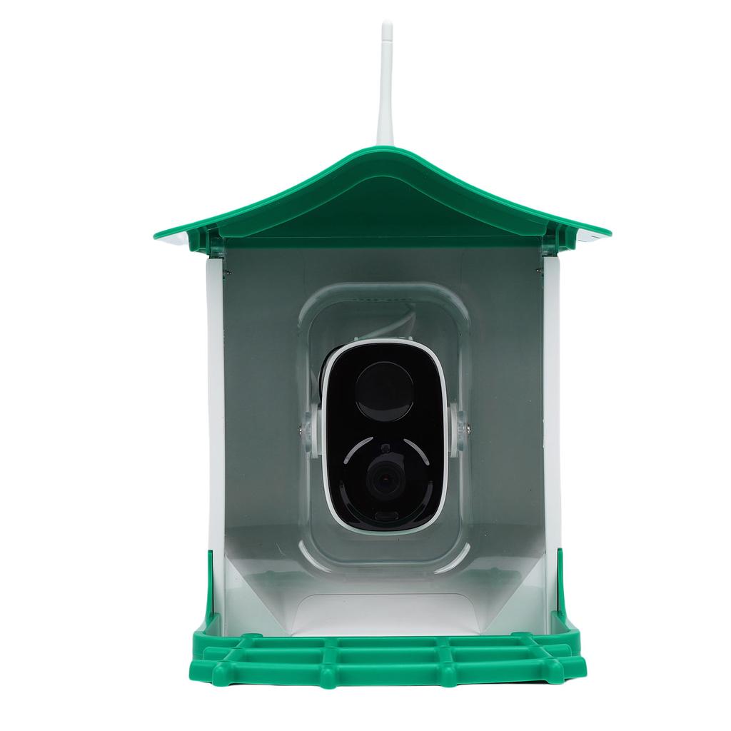 Solar Smart Bird Feeder with Camera Solar Panel HD Video Birds House Weatherproof for Effortless Bird Watching