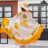 Women's Chiffon Scarf - Lightweight, Printed Sun Protection for Spring, Summer, Fall - Versatile Beach Shawl