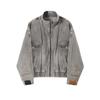 Men's Spring & Autumn Inverted Split Stand-Up Collar Deconstructed Denim Jacket