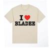 I Love Bladee Drain Gang Print T Shirts Summer Men Women Clothing  Fashion T-Shirt Casual Cozy Cotton Short Sleeve T-shirts Tops