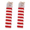 3D Fluffy Coral Feece Sock Zimní teplá punčocha na podlahu Nové modelovací podkolenky Dámské