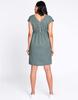 Seraphine Casual Maternity Size Suitable for Nursing Women's Dress, Sage, UK8,