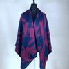 Autumn and Winter Thickened Warm Cloak Versatile Imitation Cashmere Plaid Jacquard Shawl Scarf Women