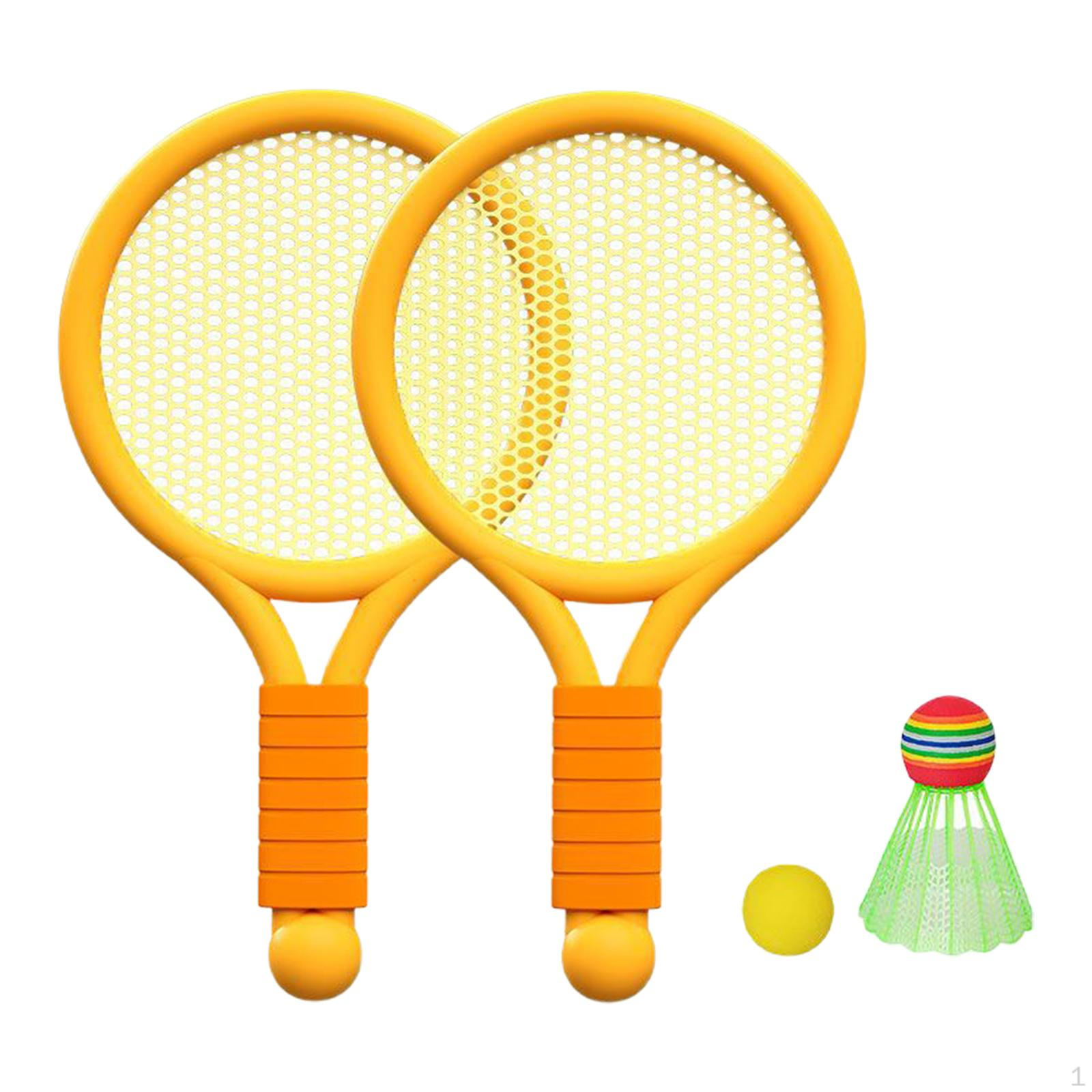 

Теннисный комплект для бадминтона для детей, ракетка с мячом и детской ракеткой