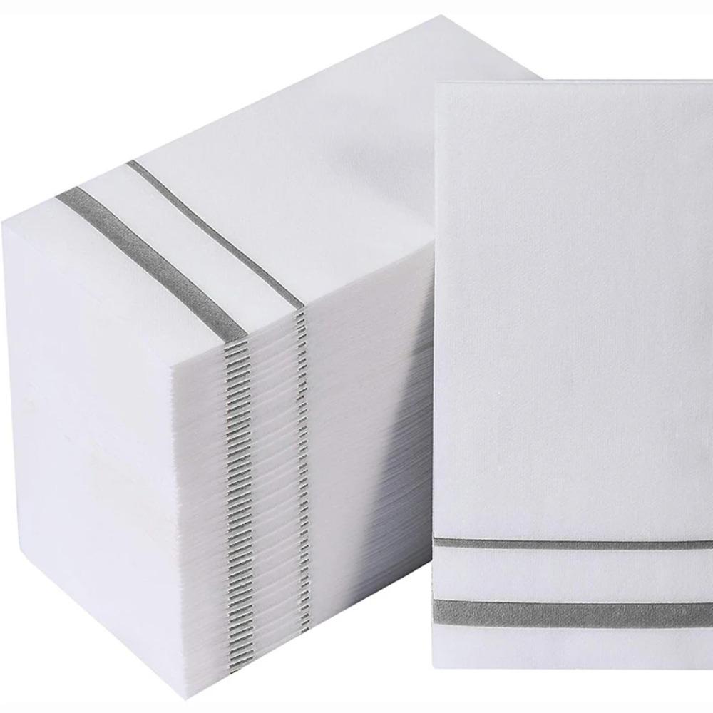 50 Piece Biodegradable Disposable Serviette Dust-free Paper Table Towel Tissue Paper Birthday