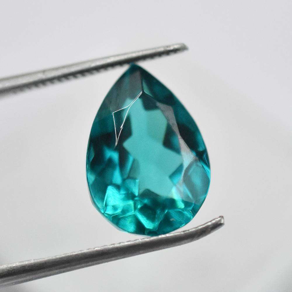 7 Ct Pear Shape NATURAL Brazilian Garnet Green Loose Gemstone For Her