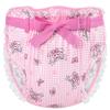 [LittleForBig] Adult Cloth Diaper Cover [Rabbit and Ribbon] Adjustable Waist 3-Layer Breathable, Waterproof, Leak-Proof Machine Washable Pink L