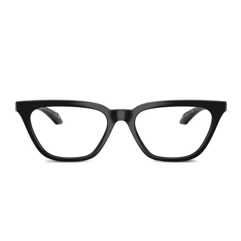Versace Solid Color Design Nylon Acetate Cat Eye Optical Frame Women's Black 10905761 VE3352UGB1-Black 53