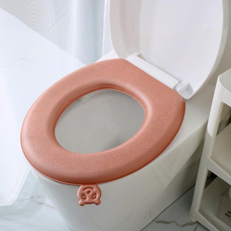 

1Pc Handheld Lift Soft Closestool Cushion Universal Four Seasons Waterproof Bathroom Thickened Toilet Seat Mat Washable EVA