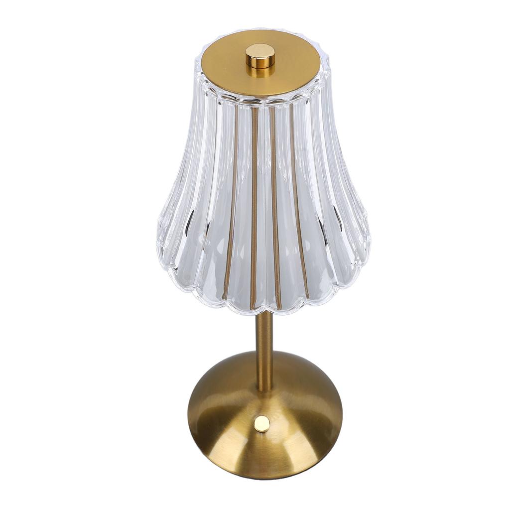 Cordless Table Lamp 3 Colors LED Lamp Stepless Dimming 2000mAh Battery Operated Rechargeable Small Lamp for Bedroom