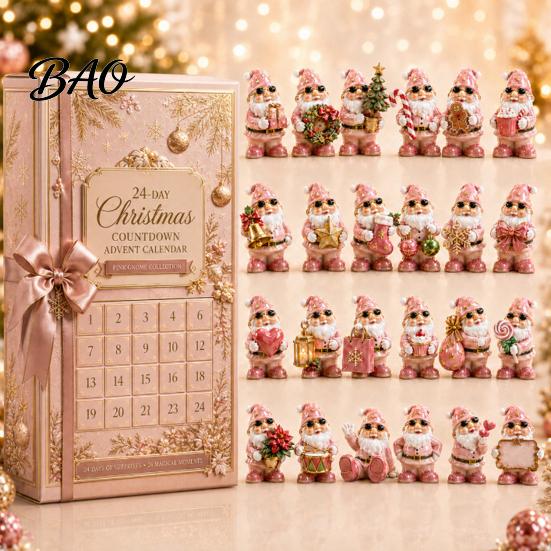Festive Decoration for Home 2026 Nutcracker Advent Calendar, 24-Day Acrylic Ornament Set with Classic Party Favors Children Soldier Figures, Christmas