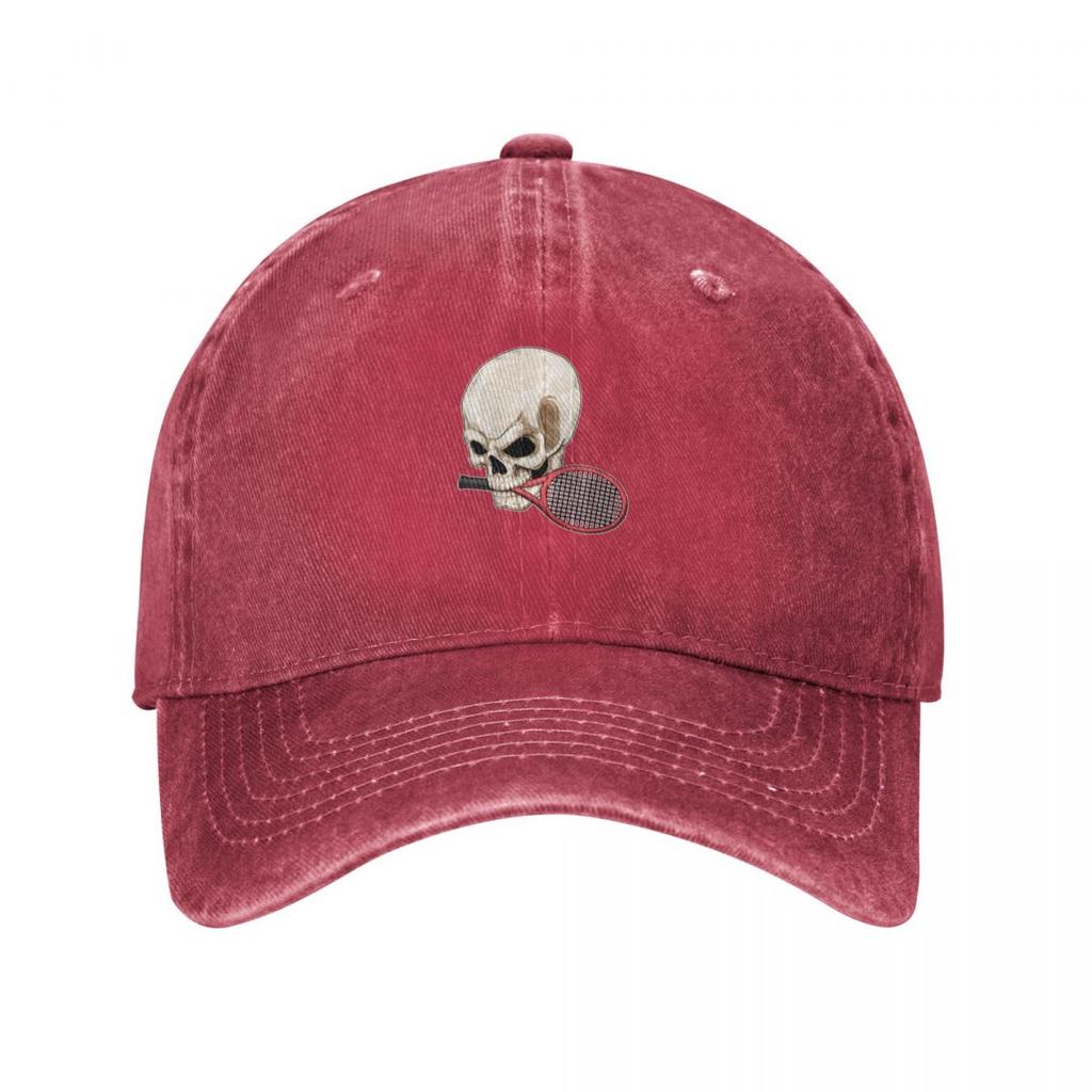 Skull Tennis Tennis racket Baseball Cap Ball Cap hiking hat Men Luxury Brand Women's