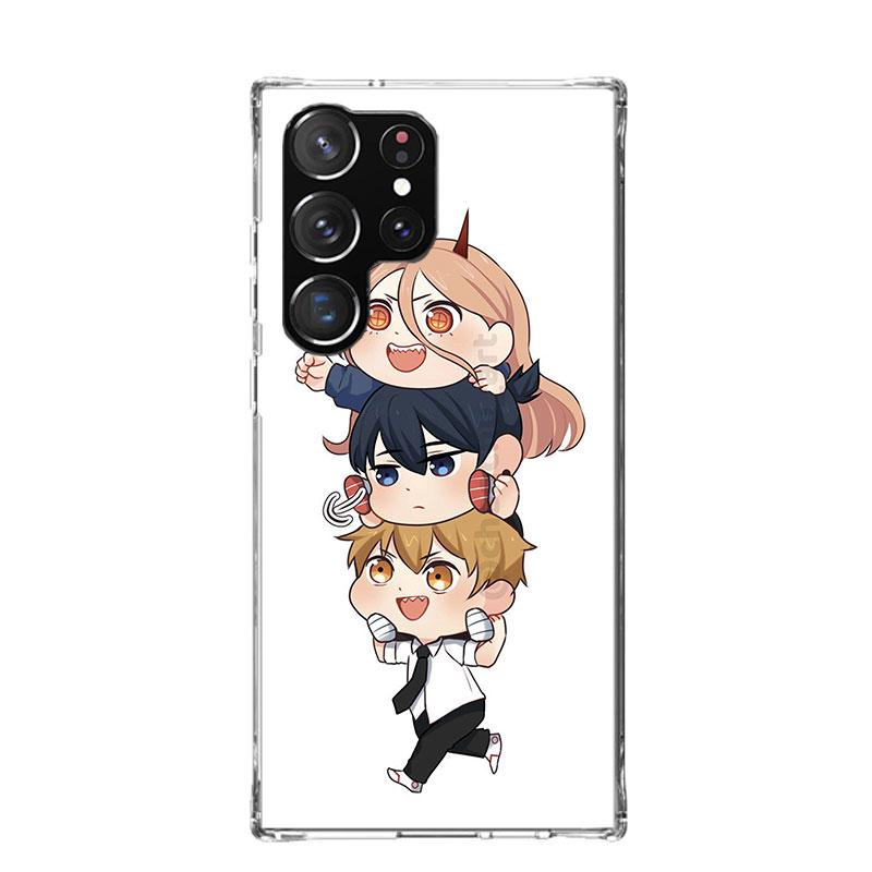 C-Chainsaw Mans Cute Phone Case For Samsung Galaxy S26 S25 Edge S24 S23 FE S22 Ultra S21 Plus S20 + Fundas Cover Coque Galaxy S2
