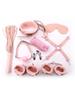 Erotic  Set Sexy Leather Plush Sex Toys Bondage Kit Handcuffs Feather Blindfold Flirt Exotic Accessories Couples Adult Games