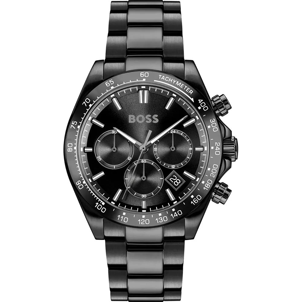 BOSS Hero 2.0 Black Stainless steel Black Men s Quartz Watch 1514271 чёрный