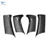 For Buick Regal 2009 - 2015 ABS Carbon Fiber Texture Interior Door Armrest Panel Handle Inner Grab Pull Cover Protective Trim