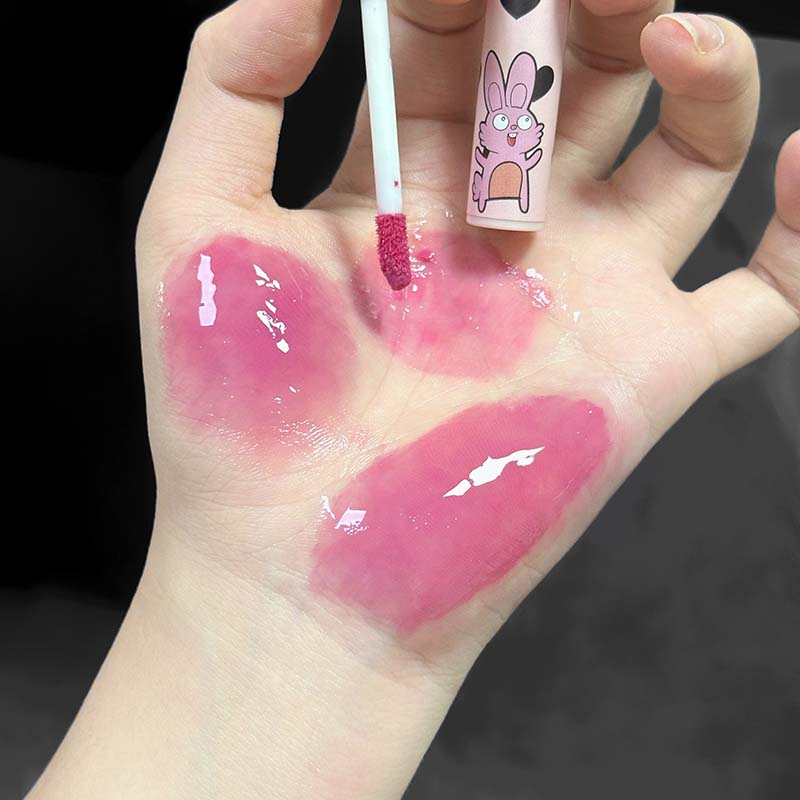 Cappuvini Happy Rabbit Water Gloss Lip Glaze Set(01+02+03+04)