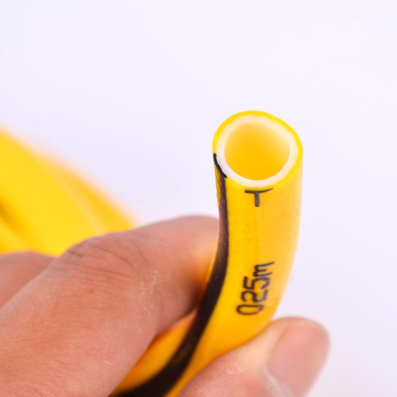 Eco-Friendly Odorless Car Wash & Garden Soft Water Hose - Yellow with Black Line, All-Season Use