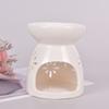 Ceramic Aroma Burner Essential Oil Lamp Hollowing Candle Holder Incense Censer