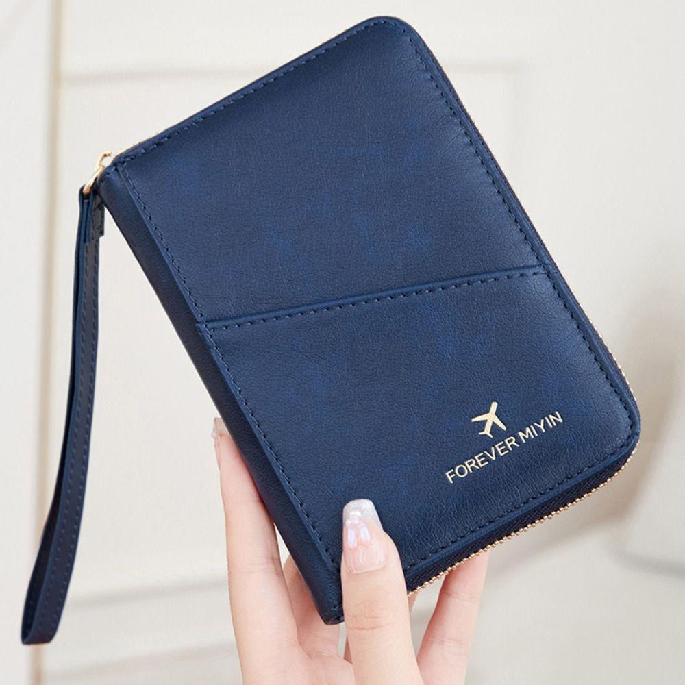 Multifunction Passport Cover with SIM Card Slots Card Case RFID Blocking Passport Clip  Female