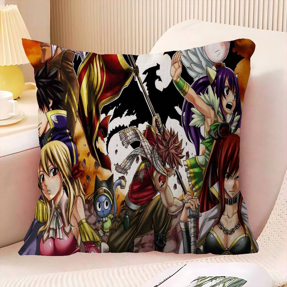 F-Fairy T-Tail A-Anime Pillow Cover For Bedroom Room And Living Room Sofa Decorative Cushion Cover