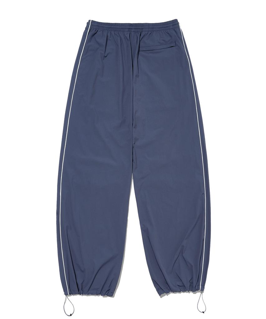 FILLUMINATE Nylon Two-Tuck Piping Pants - Blue