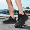 Men'S Comfortable Thick Soled Sports Shoes Breathable Mesh Running Shoes Soft Soled Lightweight Shock-Absorbing Casual Shoes