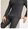Camel Wool Fleece-Lined Underwear Set: Thick, Warm Base Layer for Women - Ideal for Autumn and Winter.