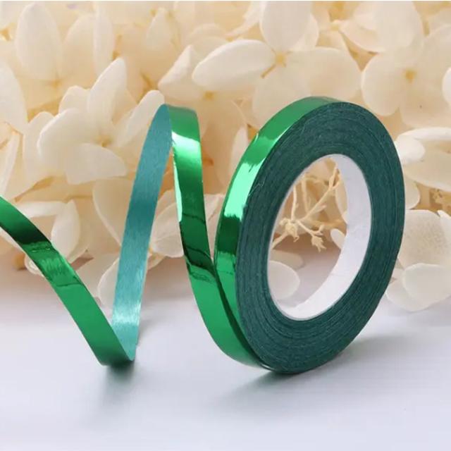 Lot De 10 Rubans De Satin Colorés - PVC Brillant - Pour Anniversaire, Mariage, Emballage Cadeau, Décoration Ballons - 8