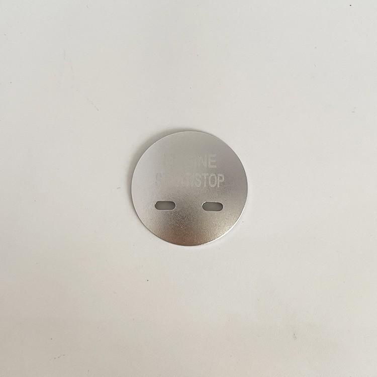 Für MG MG5 MG6 ZS HS Aluminiumlegierung Einknopf-Startverkleidung Zündschalter Dekorativer Ring Autoaufkleber Innenzubehör