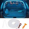 Car high brightness trunk lighting ambient light interior decoration LED wiring free automatic sensing tailgate light strip