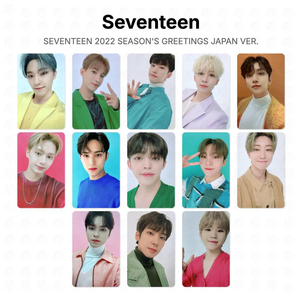 Seventeen SALUTI DI STAGIONE 2022 VER. GIAPPONE. Fototessera ufficiale